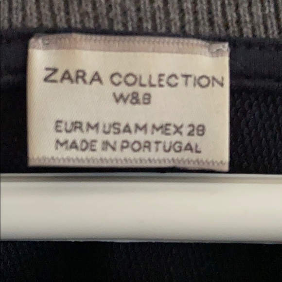 Zara Raw Hem Striped Sweater - Picture 5 of 5